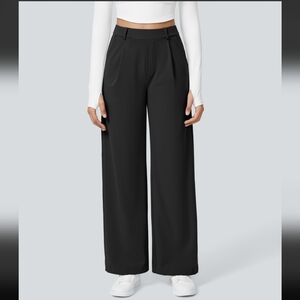 HALARA Black Wide-Leg Pants. NWT. L